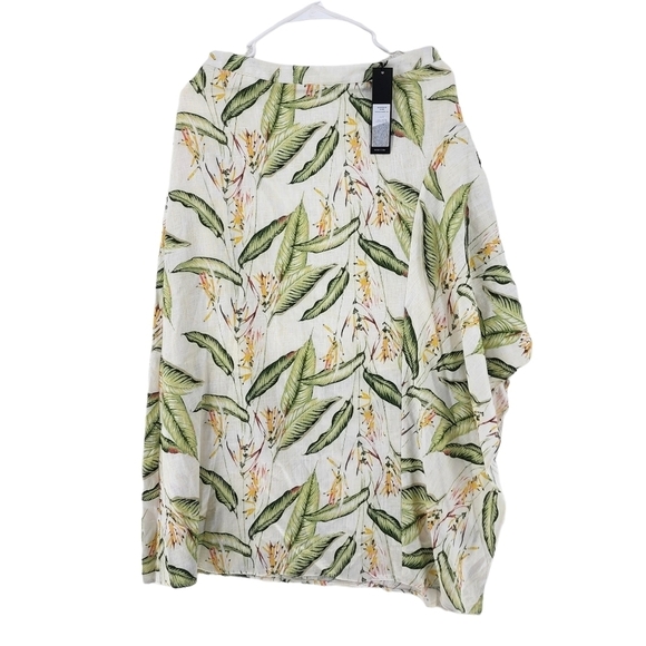 BCBGMAXAZRIA Women's Tropical-print Asymmetrical Midi Skirt - various sizes - Picture 2 of 9